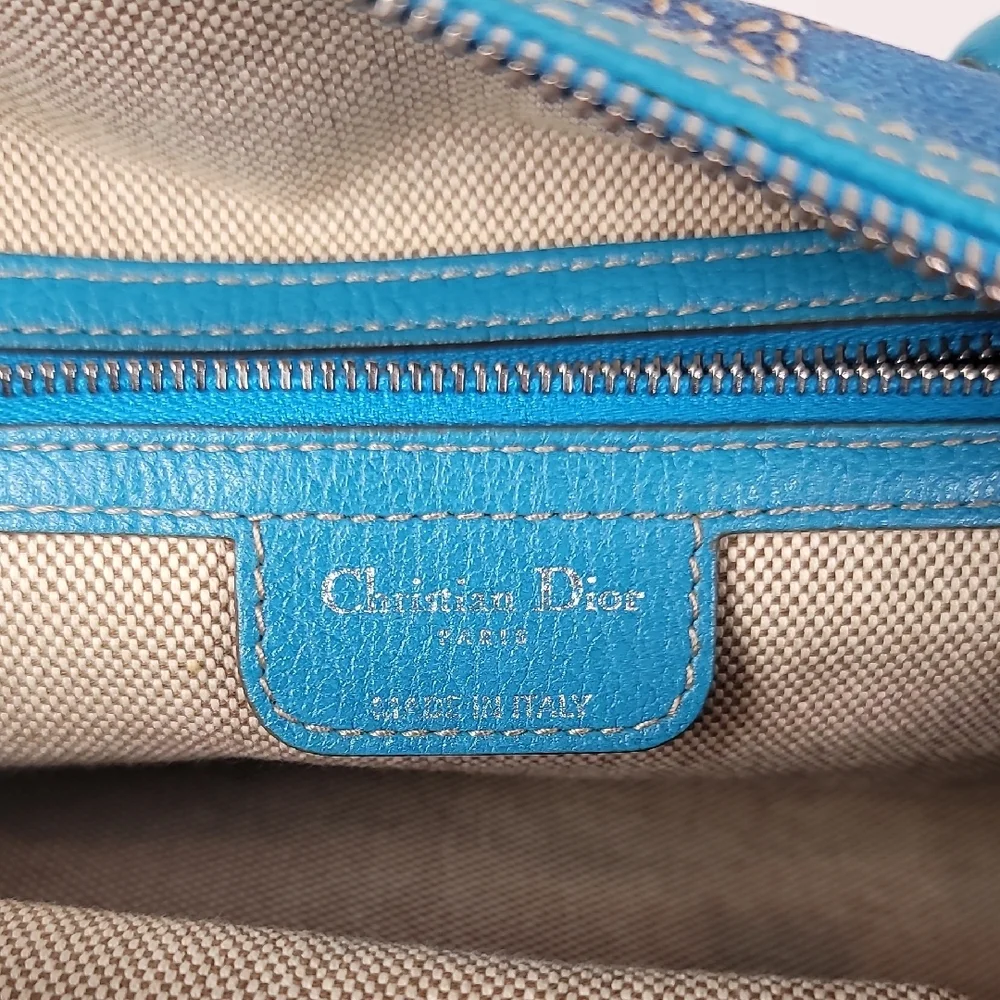 Blue Designer Handbag - Picture 13 of 15